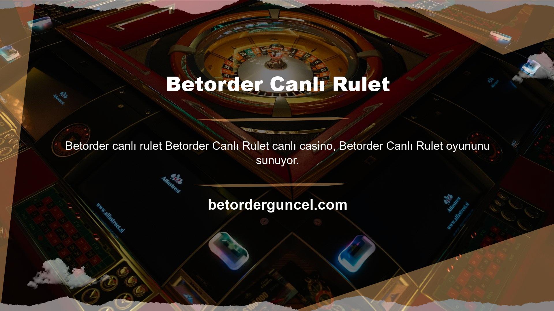 Böyle bir platformda rulet oynamanın canlı casino dünyasına adım atmak anlamına geldiğini zaten biliyorsunuz